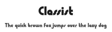 Classist by Sohel Studio — Sans Serif Font — thumbnail 1
