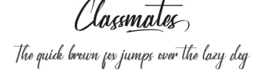 Classmates by NihStudio — Script Handwritten Font — thumbnail 1