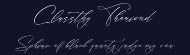 Classthy Theriond by Storytype Studio — Script Handwritten Font — thumbnail 2