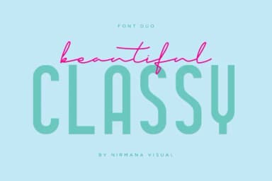 Classy Beautiful Duo Font by Sigit Dwipa — Script Handwritten Font — thumbnail 1
