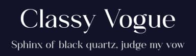 Classy Vogue by Variatype — Serif Font — thumbnail 2