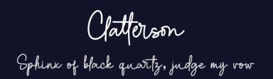 Clatterson by Alpaprana Studio — Script Handwritten Font — thumbnail 2