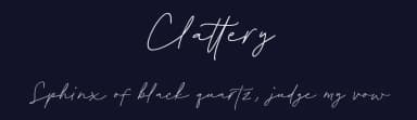 Clattery by Niskala Huruf — Script Handwritten Font — thumbnail 2