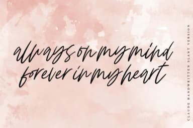 Claude Family Font by Geranium.co — Script Handwritten Font — thumbnail 6