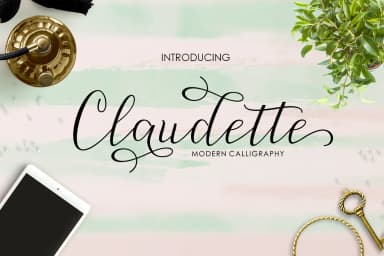 Claudette Font by Picatype Studio — Script Handwritten Font — thumbnail 1
