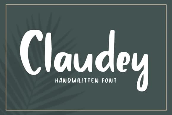 Claudey Font by craftsupplyco — Script Handwritten Font