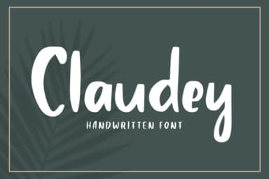 Claudey Font by craftsupplyco — Script Handwritten Font — thumbnail 1