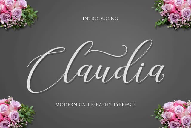 Claudia Font by Mrletters — Script Handwritten Font