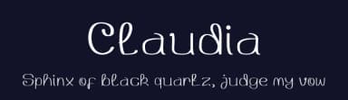 Claudia by Kong Font — Script Handwritten Font — thumbnail 2