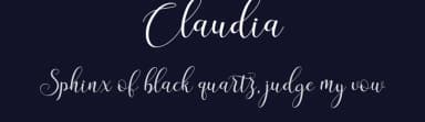 Claudia by Mr Letters — Script Handwritten Font — thumbnail 2