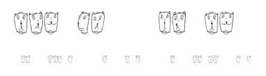 Claudio the Cat by Vladimir Nikolic — Dingbats Font — thumbnail 1