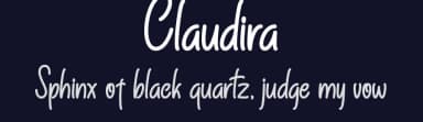Claudira by Ditoollis Project — Script Handwritten Font — thumbnail 2