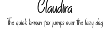 Claudira by Ditoollis Project — Script Handwritten Font — thumbnail 1