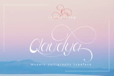 Claudya Font by jehansyah251 — Script Handwritten Font — thumbnail 5