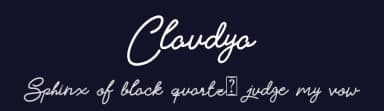 Claudya by Riyadh Rahman — Script Handwritten Font — thumbnail 2