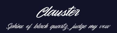 Clauster by Staircase Studio — Script Handwritten Font — thumbnail 2