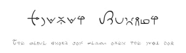 Clavat Script by hechicero — Dingbats Font — thumbnail 1