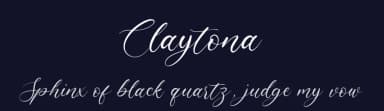 Claytona by Balpirick Studio — Script Handwritten Font — thumbnail 2