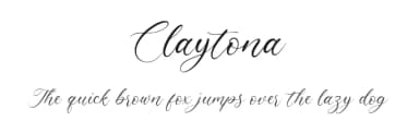 Claytona by Balpirick Studio — Script Handwritten Font — thumbnail 1