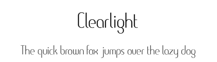 Clearlight by NimaType — Sans Serif Font