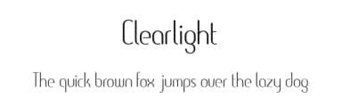 Clearlight by NimaType — Sans Serif Font — thumbnail 1