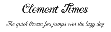 Clement Times by Iyon Nurdiansyah — Script Handwritten Font — thumbnail 1