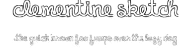 Clementine Sketch by Teagan White — Script Handwritten Font — thumbnail 1