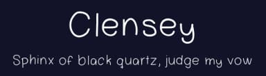 Clensey by Icía Rodríguez — Script Handwritten Font — thumbnail 2