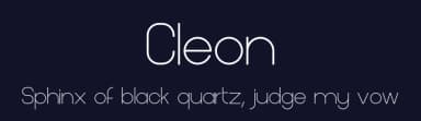 Cleon by FactoryType — Sans Serif Font — thumbnail 2