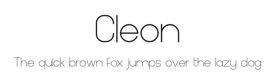 Cleon by FactoryType — Sans Serif Font — preview 1