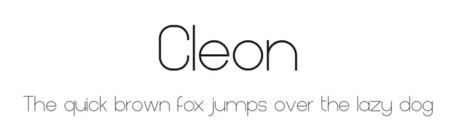 Cleon by FactoryType — Sans Serif Font