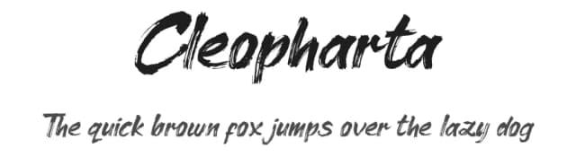 Cleopharta by cove703 — Script Handwritten Font