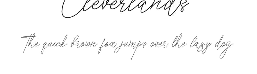 Cleverlands by Nasrun — Script Handwritten Font