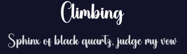 Climbing by Andi Moz — Script Handwritten Font — thumbnail 2