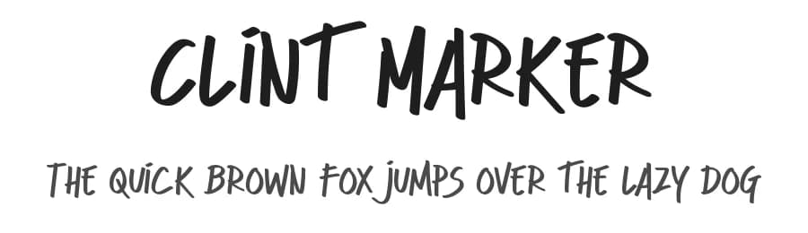 Clint Marker by Tokokoo Studio — Script Handwritten Font