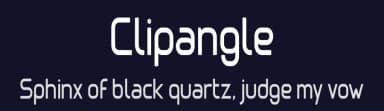Clipangle by Yves Michel — Sans Serif Font — thumbnail 2
