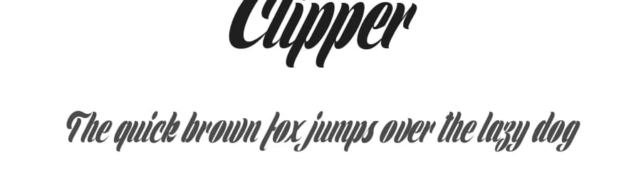 Clipper by Billy Argel Fonts ® — Script Handwritten Font