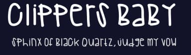 Clippers Baby by Des Gomez — Script Handwritten Font — thumbnail 2
