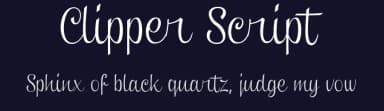 Clipper Script by Måns Grebäck — Script Handwritten Font — thumbnail 2