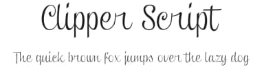 Clipper Script by Måns Grebäck — Script Handwritten Font — thumbnail 1