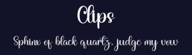 Clips by FreshtypeINK — Script Handwritten Font — thumbnail 2