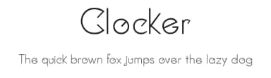 Clocker by Typeface Florence — Sans Serif Font — thumbnail 1