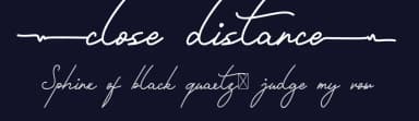 Close Distance by Edric Studio — Script Handwritten Font — thumbnail 2