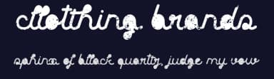 Clothing brands by Qkila — Script Handwritten Font — thumbnail 2