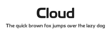 Cloud by LyonsType — Sans Serif Font — thumbnail 1