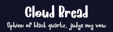 Cloud Bread by Subectype & Orenari — Script Handwritten Font — thumbnail 2