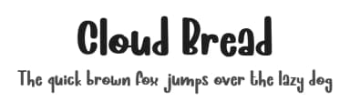 Cloud Bread by Subectype & Orenari — Script Handwritten Font — thumbnail 1