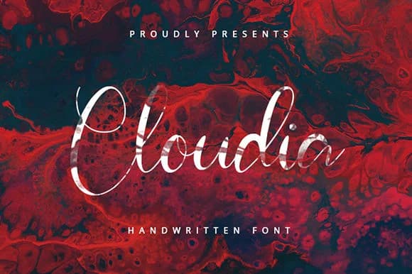 Cloudia Font by Justlett — Script Handwritten Font
