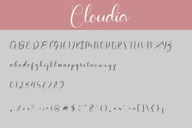 Cloudia Font by Justlett — Script Handwritten Font — thumbnail 7