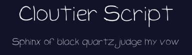 Cloutier Script by Cloutierfontes — Script Handwritten Font — thumbnail 2